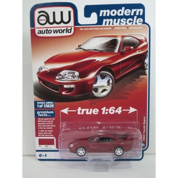 Auto World 1:64 Toyota Supra 1995 renaissance red